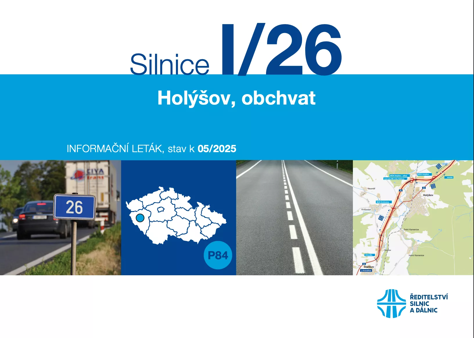 Informační leták - I/26 Holýšov, obchvat (7,2 km)
