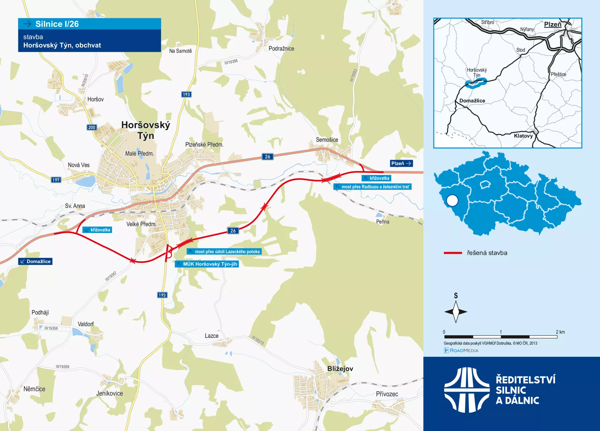 I/26 Horšovský Týn, obchvat (6,5 km)